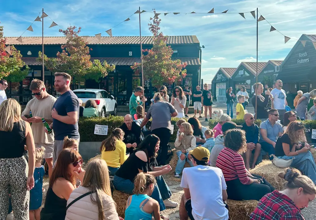 Community-led events at Battlers Green Farm in Radlett, Hertfordshire, bringing together local businesses, shoppers, and families for unique experiences.