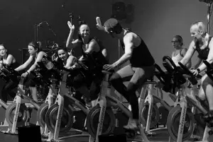Cycle Society at Battlers Green Farm, Radlett, Hertfordshire, offering expert-led indoor cycling, spinning classes, and small group fitness training.