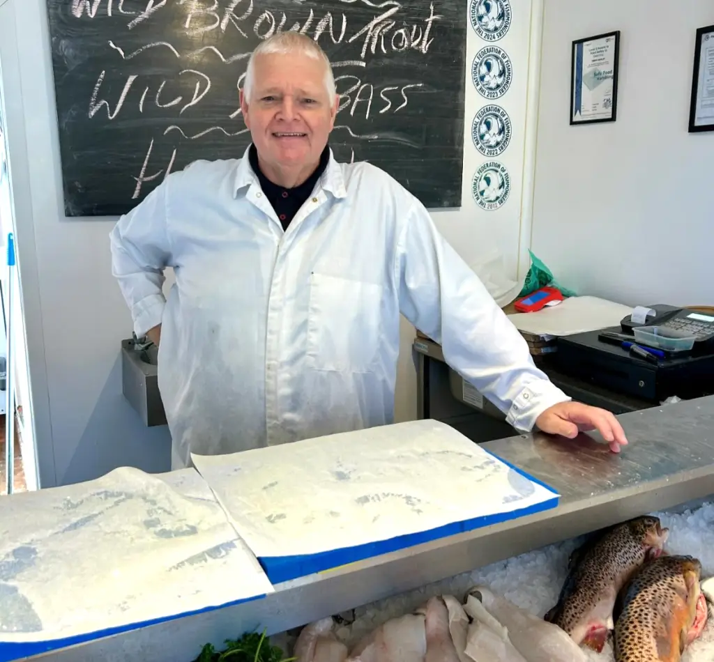 terry hawley from weston's traditional fishmongers