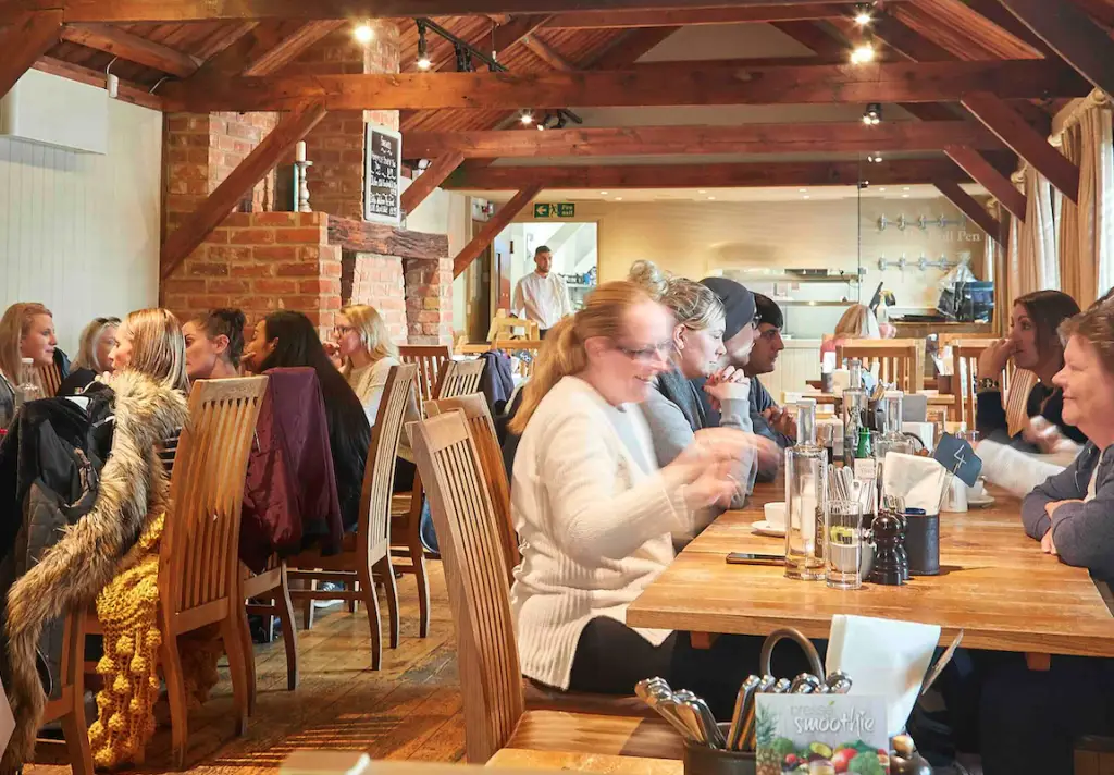 the bull pen restaurant at battlers green farm radlett hertfordshire