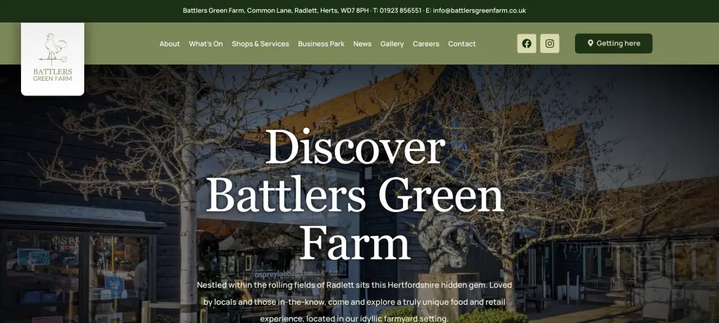 visit the new battlers green farm website