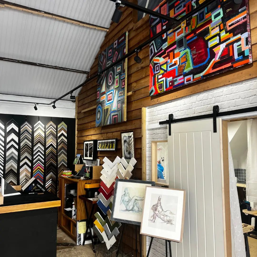 artscape battlers green farm radlett hertfordshire picture framing and splash painting studio 11