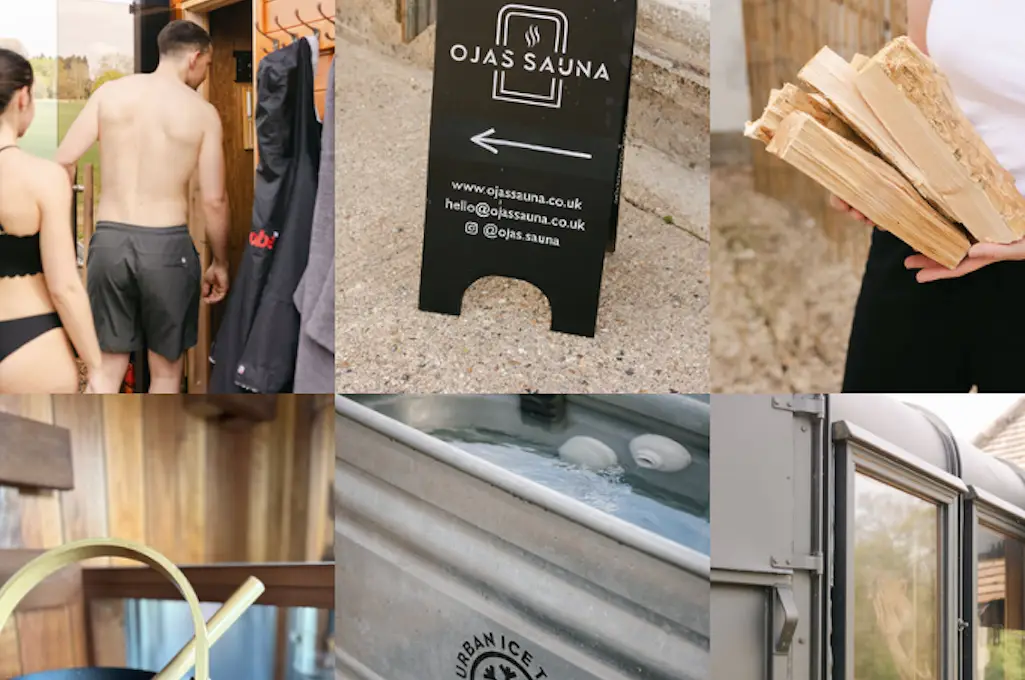 ojas sauna and cold plunge battlers green farm hertfordshire